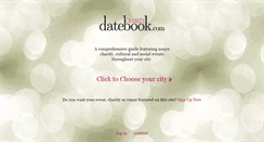 Desktop Screenshot of charitydatebook.com